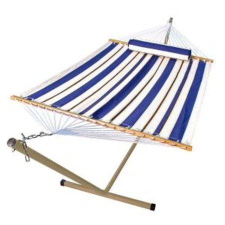 ALGOMA Algoma 12 ft. Steel Stand and 11 ft. Fabric Hammock with Matching Pillow A41 6290W98SPB